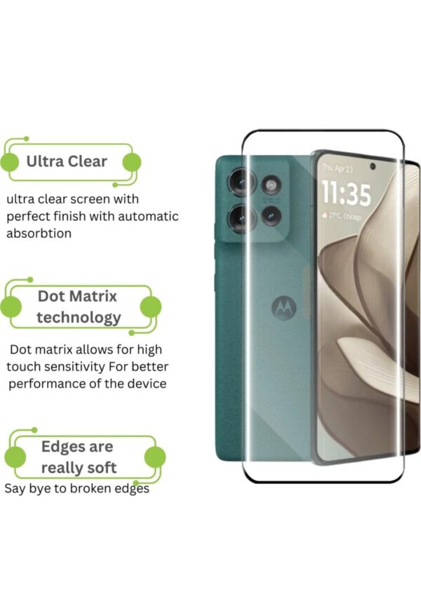 Moto edge 50 fusion Mobile Curved UV Glass. - Image 2