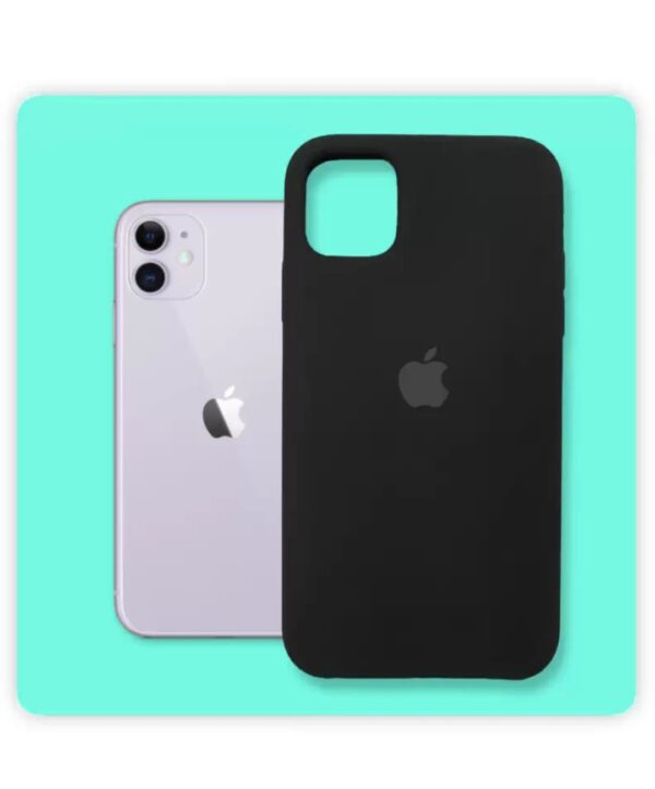 iPhone 11 Black silicon cover - Image 2