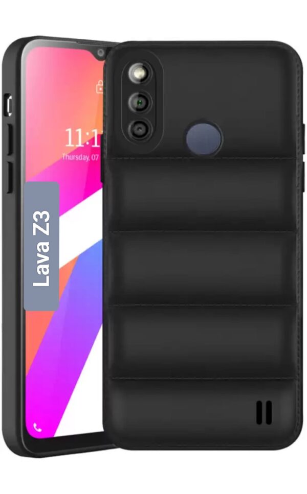 LAVA Z3 Puff Cover ( Black Colour) - Image 5