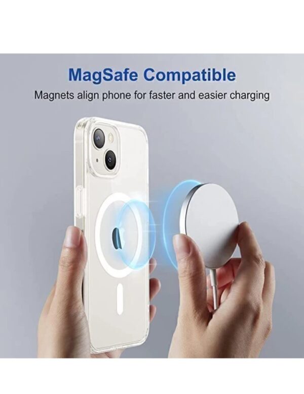 iPhone 14 Transparent Magsafe Mobile Cover