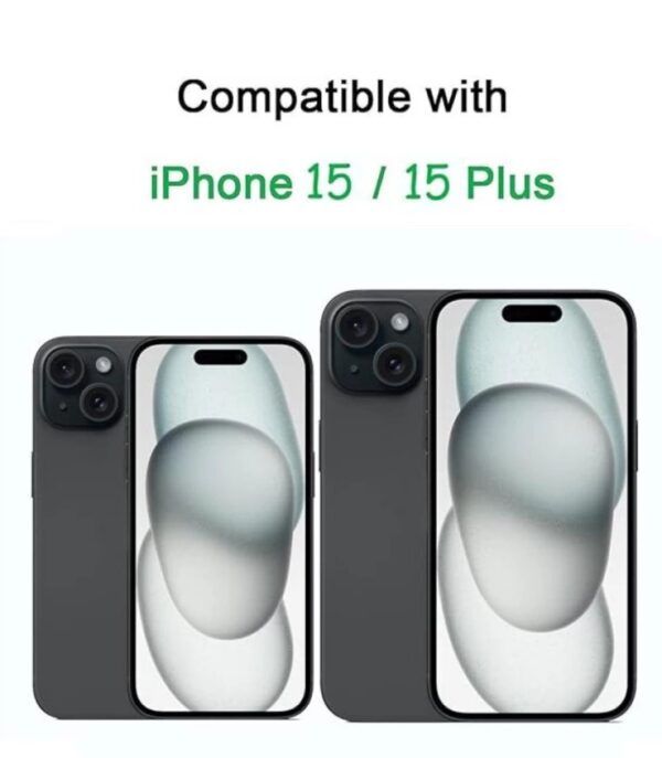 Camera Guard For iPhone 15 Black Colour.(Pack of 1) - Image 2