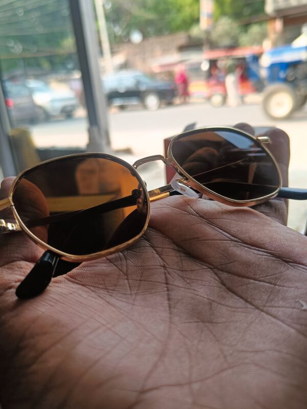 Hexa Golden Brown Goggle for Small Face . - Image 3